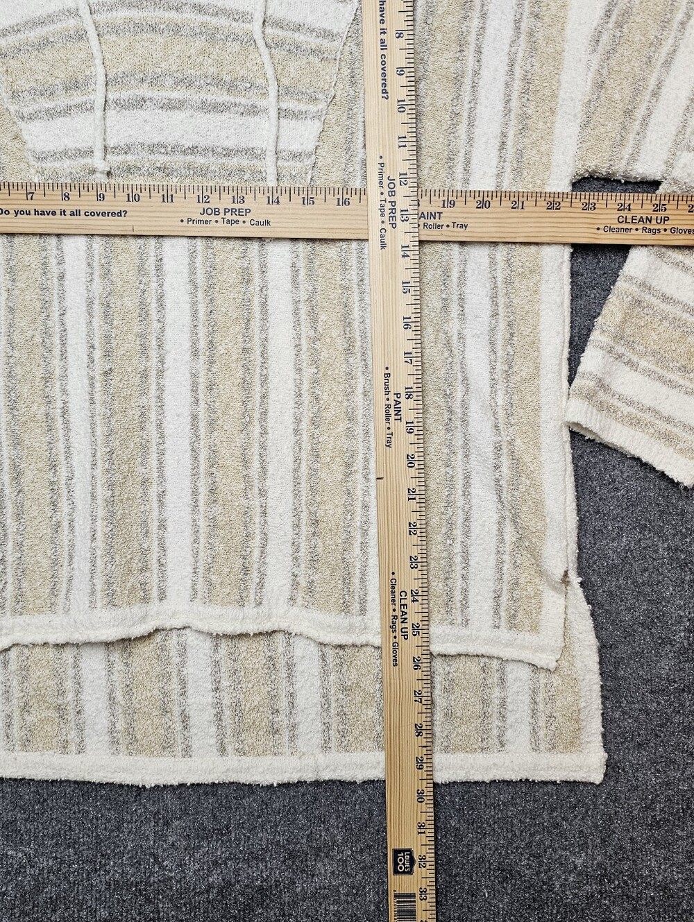 Free People Striped Baja Hoodie & Pant Set - Oversized Woven Terry - Size S - Picture 5 of 12